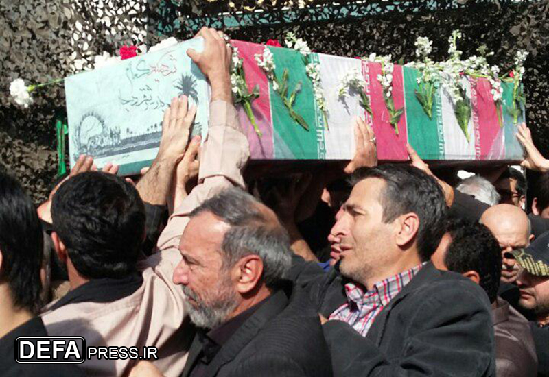 تشییع پیکرهای شهدای گمنام در منطقه 15 تهران