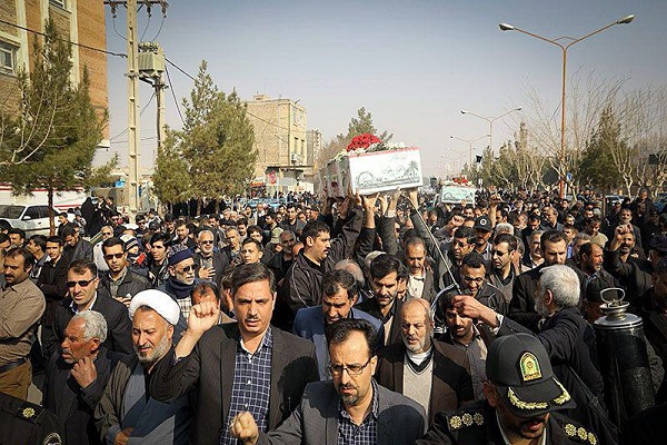 تصاویر/ تشییع و خاکسپاری دو شهید گمنام در شهر خورزوق