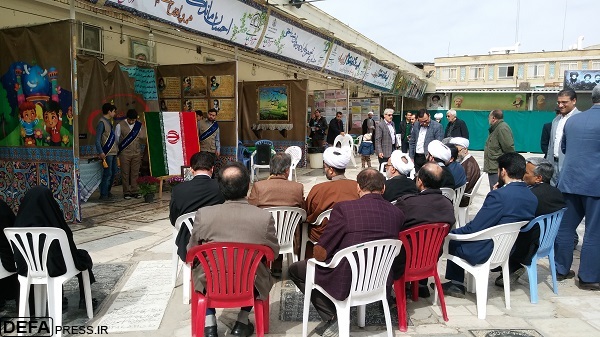 تمثال هنرمند شهید «محمدباقر ربانی» در قم رونمایی شد