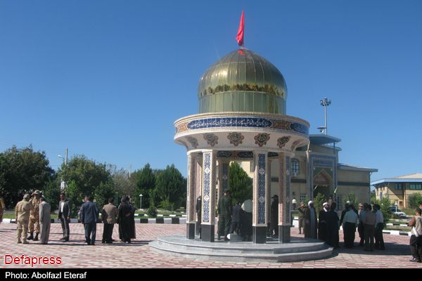 تصاویر / افتتاح یادمان شهید گمنام نیروی انتظامی گلستان