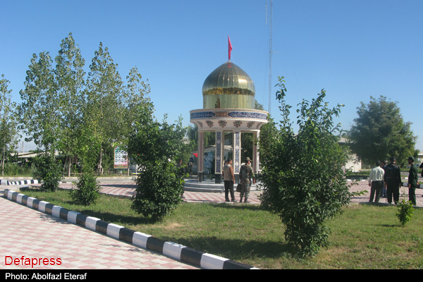 تصاویر / افتتاح یادمان شهید گمنام نیروی انتظامی گلستان