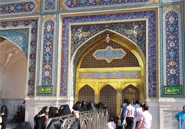 جابجایی پنجره فولاد حرم رضوی+ عکس
