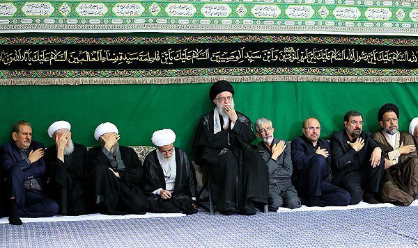 سخنرانی رفیعی و مداحی طاهری در حسینیه امام خمینی