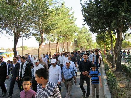 همایش بزرگ پیاده روی خانوادگی در شهرستان سرخه و گرمسار