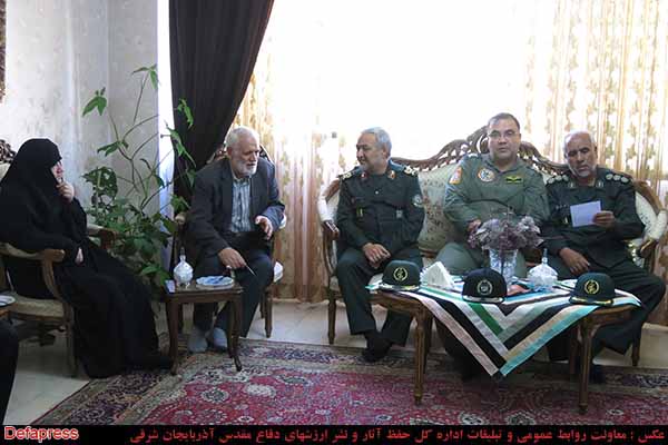 دیدار مدیر کل حفظ آثار  آذربایجان شرقی با خانواده‌های معظم شهدا در تبریز / تصاویر