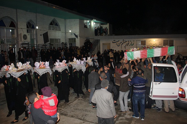 برگزاری مراسم وداع با شهید گمنام 19 ساله در روستای سمسکنده ساری