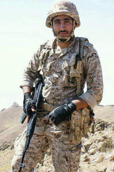 شهیدی که قبل از یک سالگی فرزندش به شهادت رسید + تصاویر