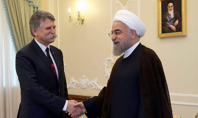 رئیس مجلس ملی مجارستان با روحانی دیدار کرد رئیس مجلس ملی مجارستان با روحانی دیدار کرد