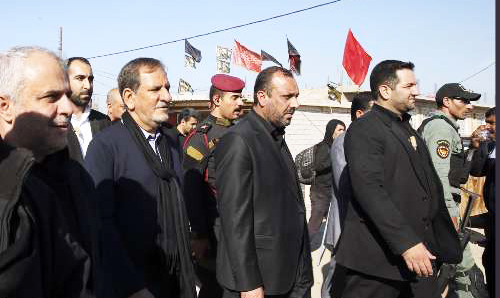 معاون اول رئیس جمهور وارد نجف اشرف شد معاون اول رئیس جمهور وارد نجف اشرف شد
