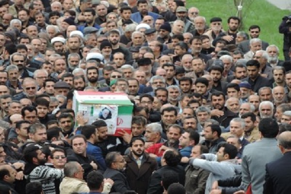 مراسم تشییع پیکر مطهر پدر شهیدان «طوسی» در نکا برگزار شد + تصویر