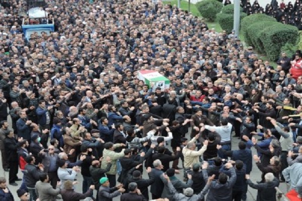 مراسم تشییع پیکر مطهر پدر شهیدان «طوسی» در نکا برگزار شد + تصویر