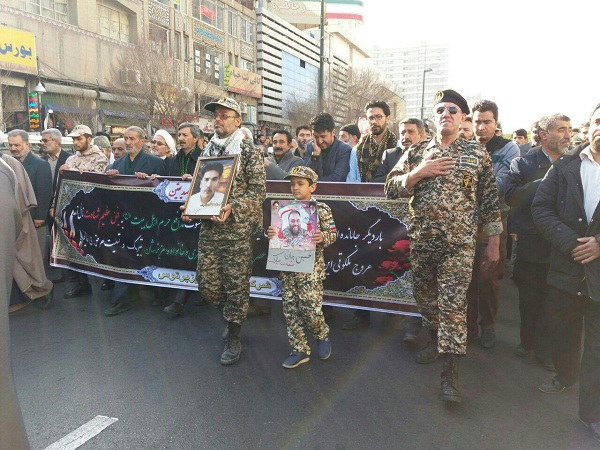 پیکر دو شهید مدافع حرم در مشهد به خاک سپرده شد