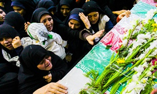 پیکر پاک شهیده 