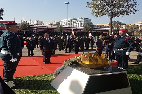 مراسم بزرگداشت سالروز استقلال لبنان در بیروت برگزار شد+ تصاویر