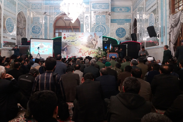 مراسم وداع با شهید امنیت در گرگان برگزار شد + تصاویر