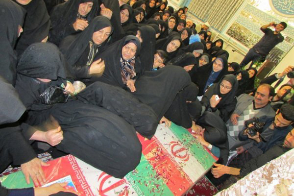 مراسم وداع با شهید امنیت در گرگان برگزار شد + تصاویر