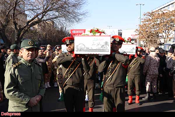 تصاویر/ مراسم تشییع پیکرهای مطهر و منور 7 شهید گمنام دوران دفاع مقدس در تبریز