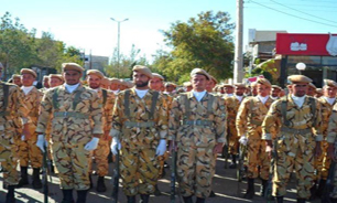 برگزاری رژه نیروهای مسلح شهرستان شاهرود