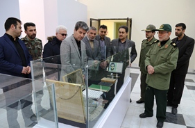 بازدید استاندار آذربایجان غربی از مرکز فرهنگی (موزه) دفاع مقدس استان آذربایجان غربی