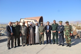 بازدید فرماندهان  یگان های ارتش از مرکز فرهنگی دفاع مقدس استان سمنان