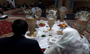 آغاز زندگی مشترک زوج آملی در جوار پنج شهید گمنام