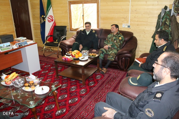 دیدار فرمانده انتظامی استان گلستان با مدیرکل حفظ آثار دفاع مقدس گلستان + تصاویر