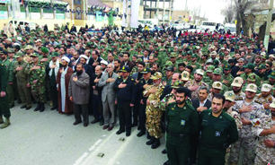 پیکر یک شهید گمنام در کرمانشاه تشییع شد