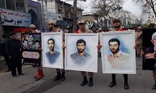 پیکر پاک پدر شهیدان «عبوری» در ساری تشییع شد