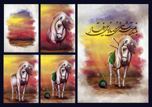 هیچ‌گاه چهره زن بی‌حجاب نکشیدم/ ماجرای نقاشی شهید باقری که در رؤیا الهام شد
