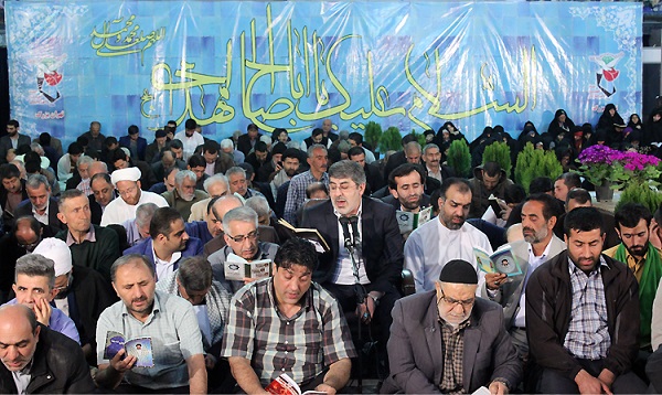آخرین دعای ندبه سال 96 در مهدیه شهدای بهشت زهرای تهران + تصویر