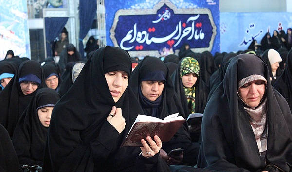 آخرین دعای ندبه سال 96 در مهدیه شهدای بهشت زهرای تهران + تصویر