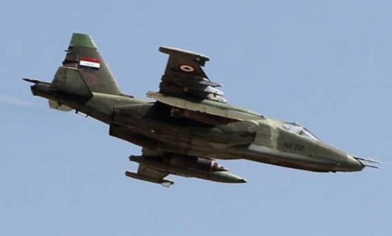 بمباران مواضع تکفیری‌ها در شمال کرکوک توسط جنگنده‌های عراقی