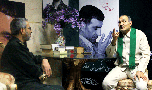 سردار غیب پرور با خانواده شهید طهرانی مقدم دیدار کرد
