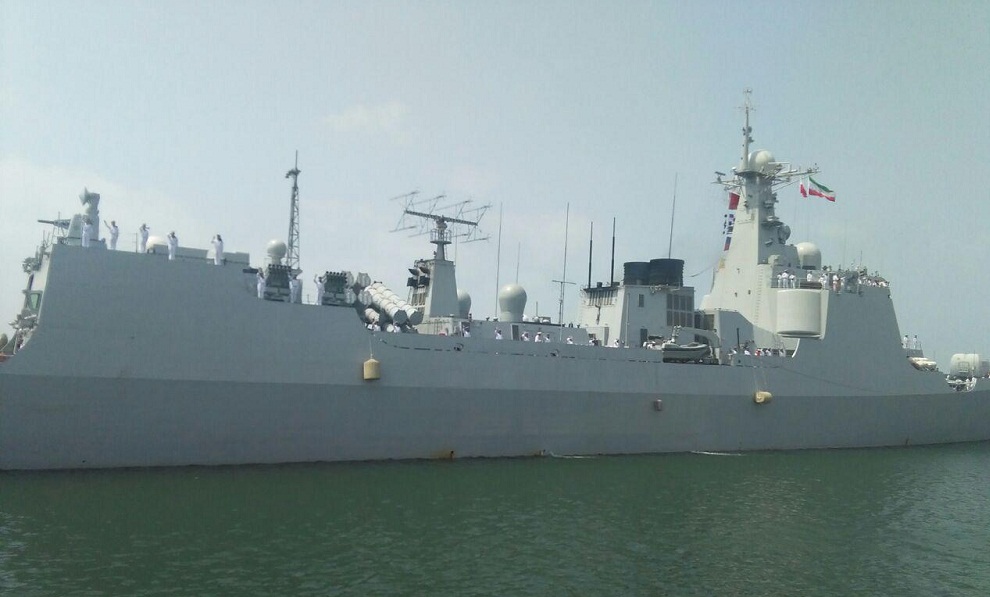 ناو گروه نیروی دریایی چین در منطقه یکم امامت نداجا پهلو گرفت/ برگزاری رزمایش مشترک یک روزه در بندرعباس