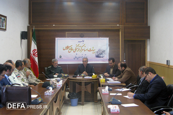 جلسه هیئت امنای مرکز فرهنگی دفاع مقدس خراسان شمالی برگزار شد