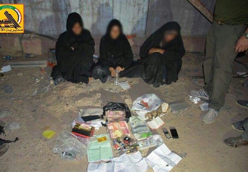 بازداشت زنان انتحاری داعش در صلاح‌الدین+ عکس