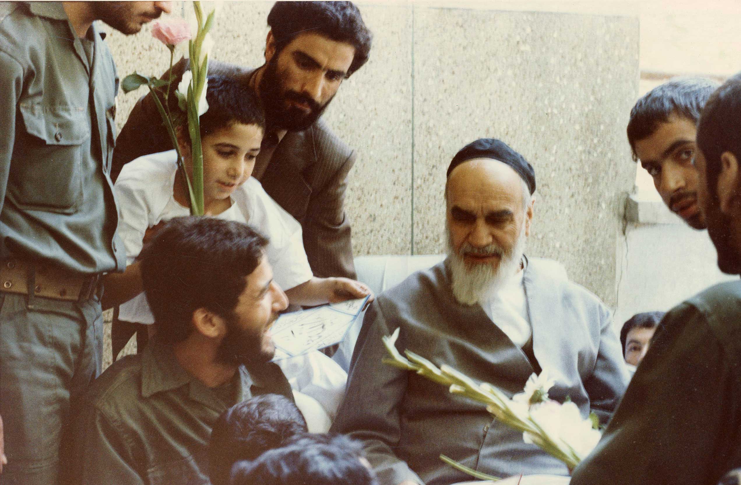 تصاویر/ دیدار امام خمینی (ره) و جانبازان