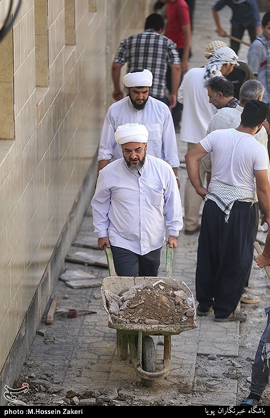 اردوی جهادی یک‌روزه مبلغان در سرای احسان کهریزک