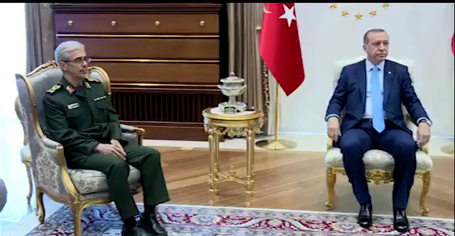 سرلشکر باقری با رئیس جمهور ترکیه دیدار کرد