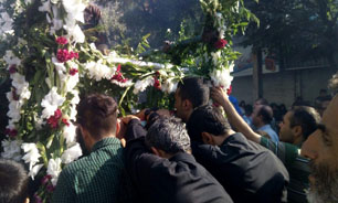 پیکر مطهر دو شهید گمنام در تهران تشییع شد پیکر مطهر دو شهید گمنام در تهران تشییع شد