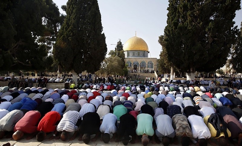 ده‌ها هزار فلسطینی در مسجد الاقصی نماز عید قربان را اقامه کردند