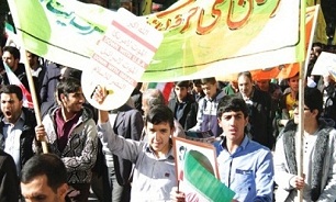 راهپیمایی روز 13 آبان در زنجان آغاز شد راهپیمایی روز 13 آبان در زنجان آغاز شد