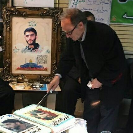 جشن تولد شهید مدافع حرم، محمودرضا بیضایی+ عکس