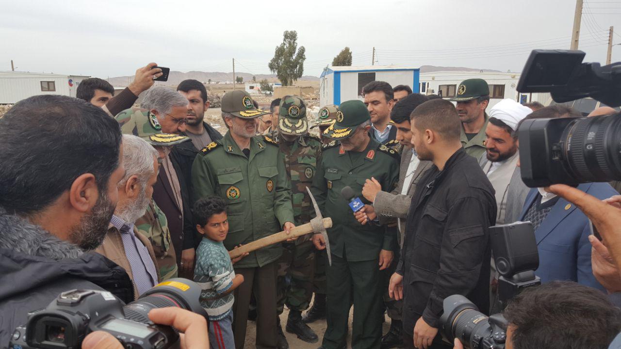 وزارت دفاع 50 واحد مسکونی برای مردم روستای قلعه‌داری می‌سازد