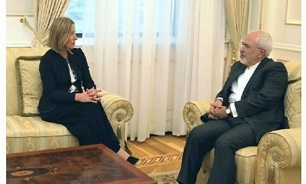 ظریف با موگرینی دیدار کرد ظریف با موگرینی دیدار کرد