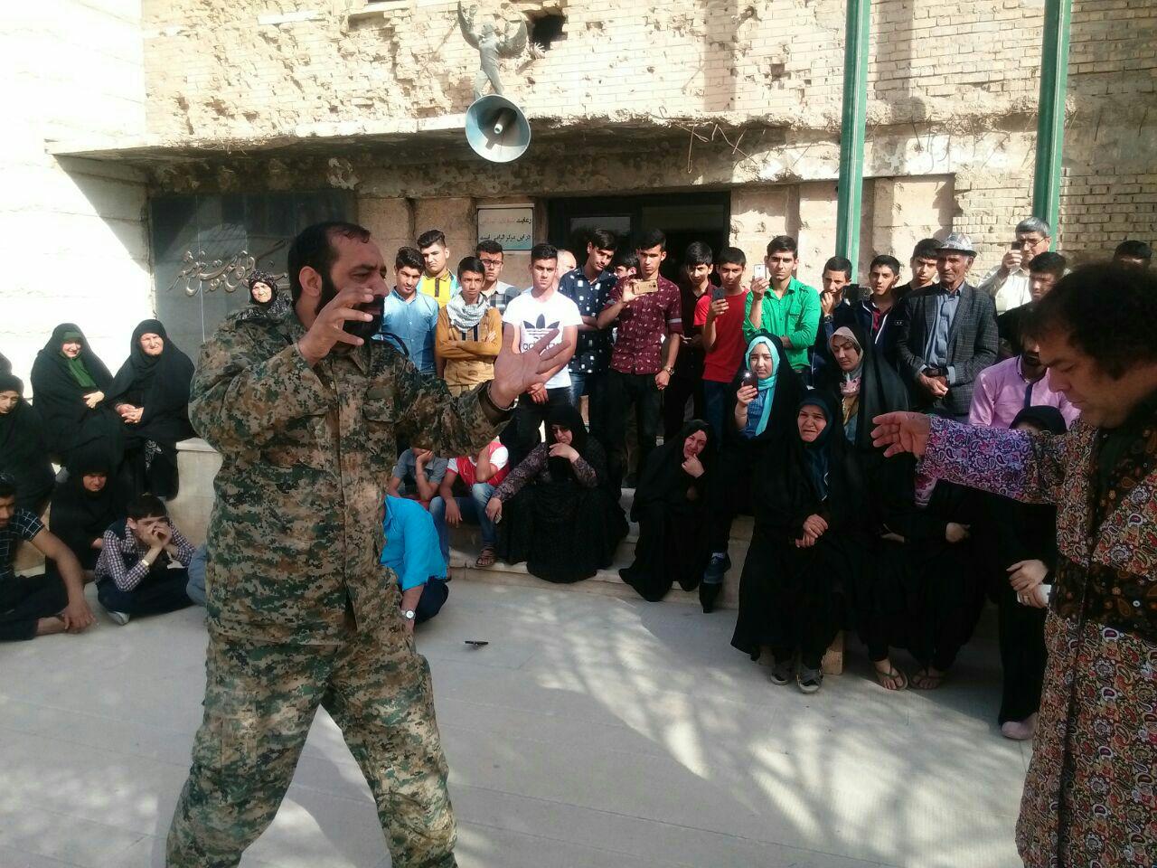 مرکز فرهنگی خرمشهر میزبان نمایش «عطش و آتش» شد