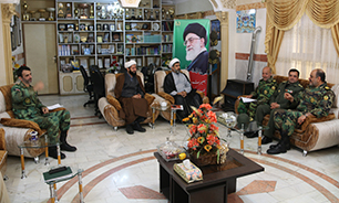 دیدار مدیرکل حفظ آثار دفاع مقدس گلستان با فرمانده قرارگاه عملیاتی لشکر 30 گرگان