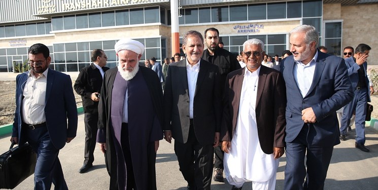ترمینال مسافربری فرودگاه ایرانشهر با حضور جهانگیری افتتاح شد