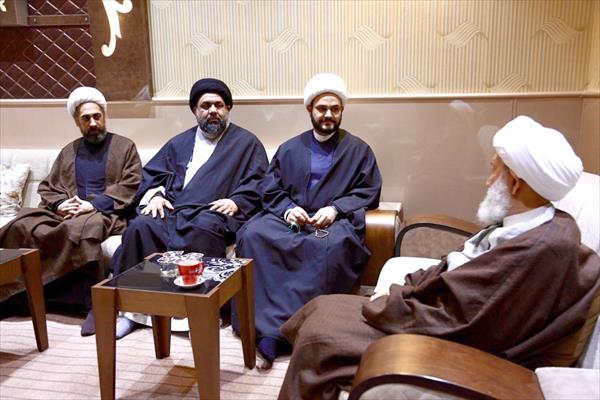 دبیرکل نُجَباء با رهبر شیعیان بحرین دیدار کردند + تصاویر