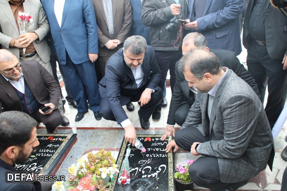 تجدید میثاق مسئولین مازندران با آرمان های شهدا